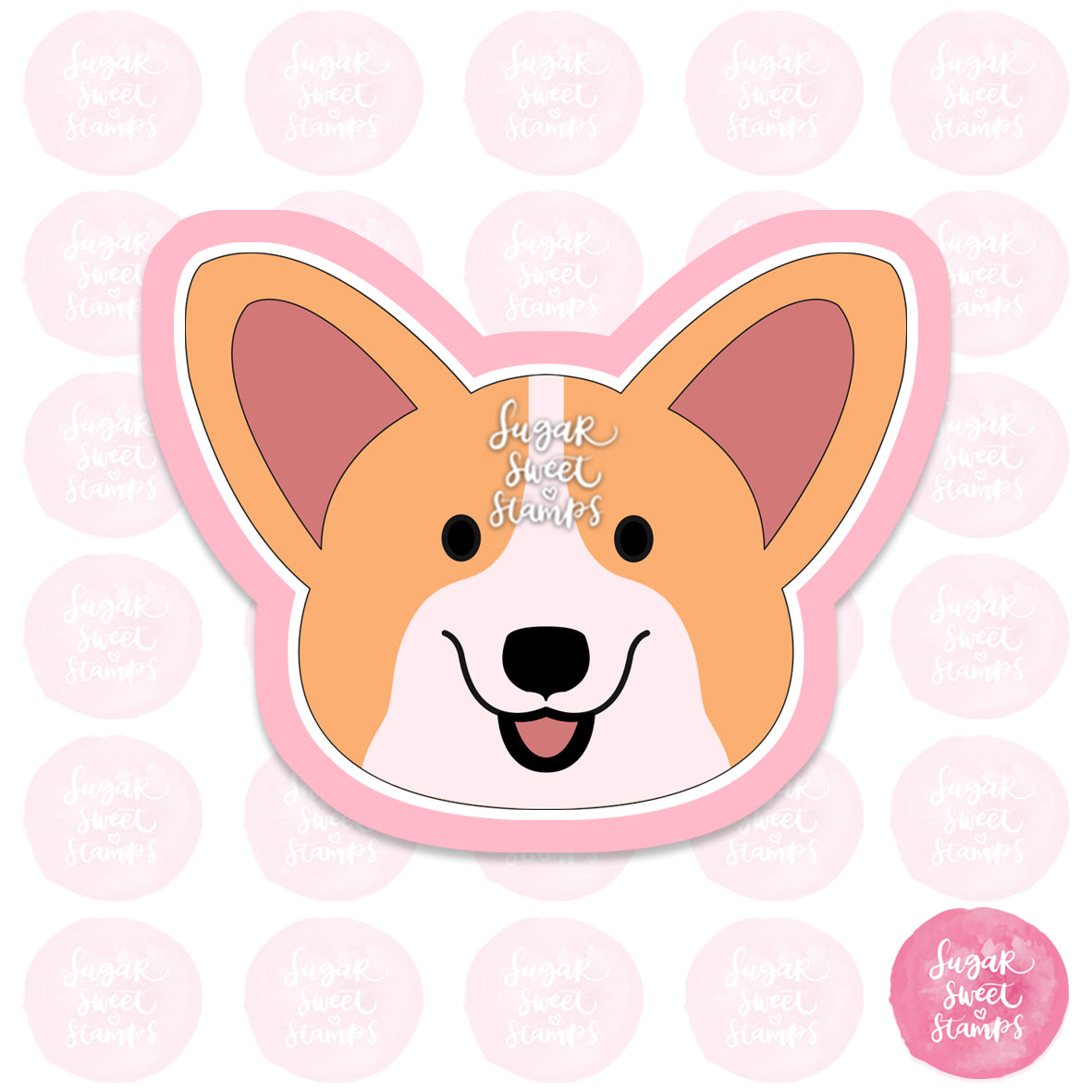 corgi pembrooke welsh breed dog animal cute puppy queen custom 3d printed cookie cutter