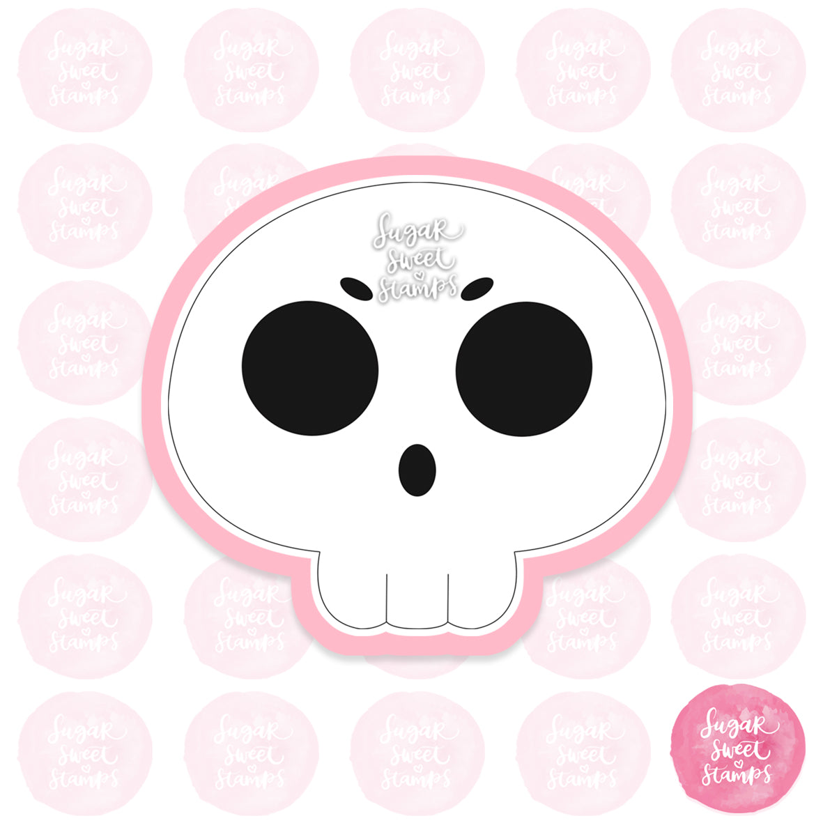 Cute Skull Cookie Cutter