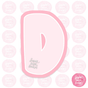 Bubblegum Alphabets Cookie Cutter