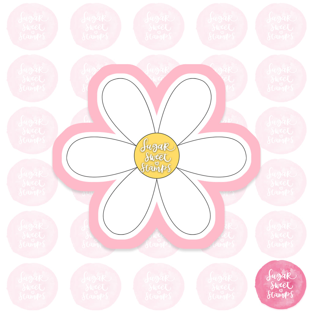 daisy nature spring easter flower cute custom 3d printed cookie cutter