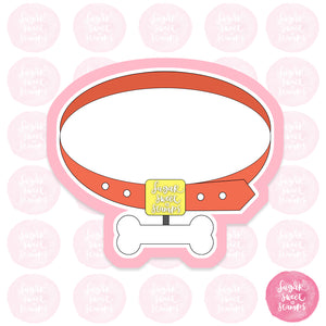 dog puppy canine pet pets collar custom 3d printed cookie cutter
