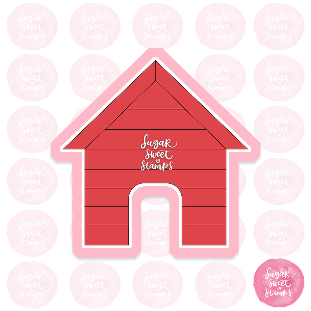 snoopy red doghouse charlie brown woodstock home house animal custom 3d printed cookie cutter