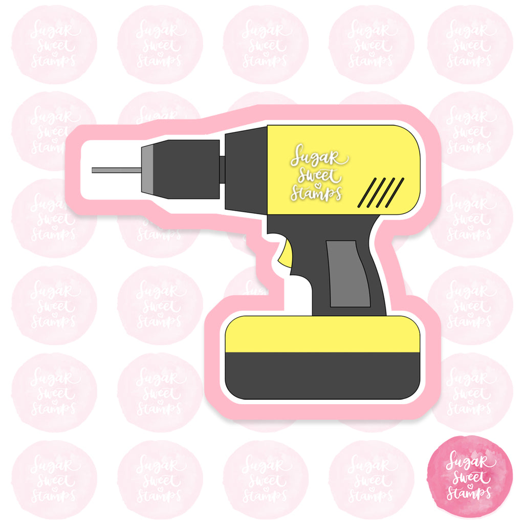 construction home drill power tool men handyman tradesman tradie custom 3d printed cookie cutter