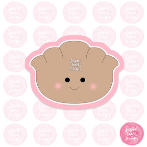 asian food dim sum cute dumpling custom 3d printed cookie cutter