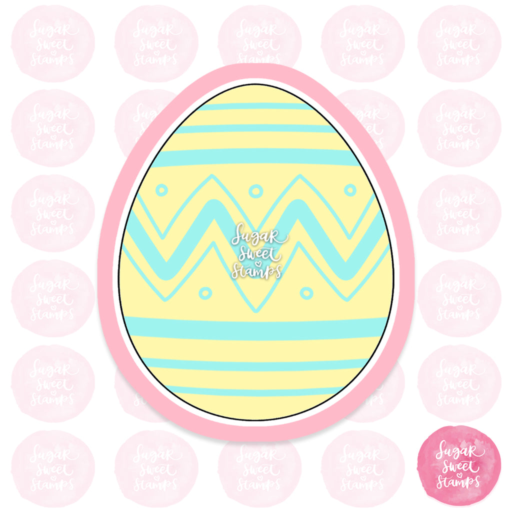 easter egg holiday custom 3d printed cookie cutter