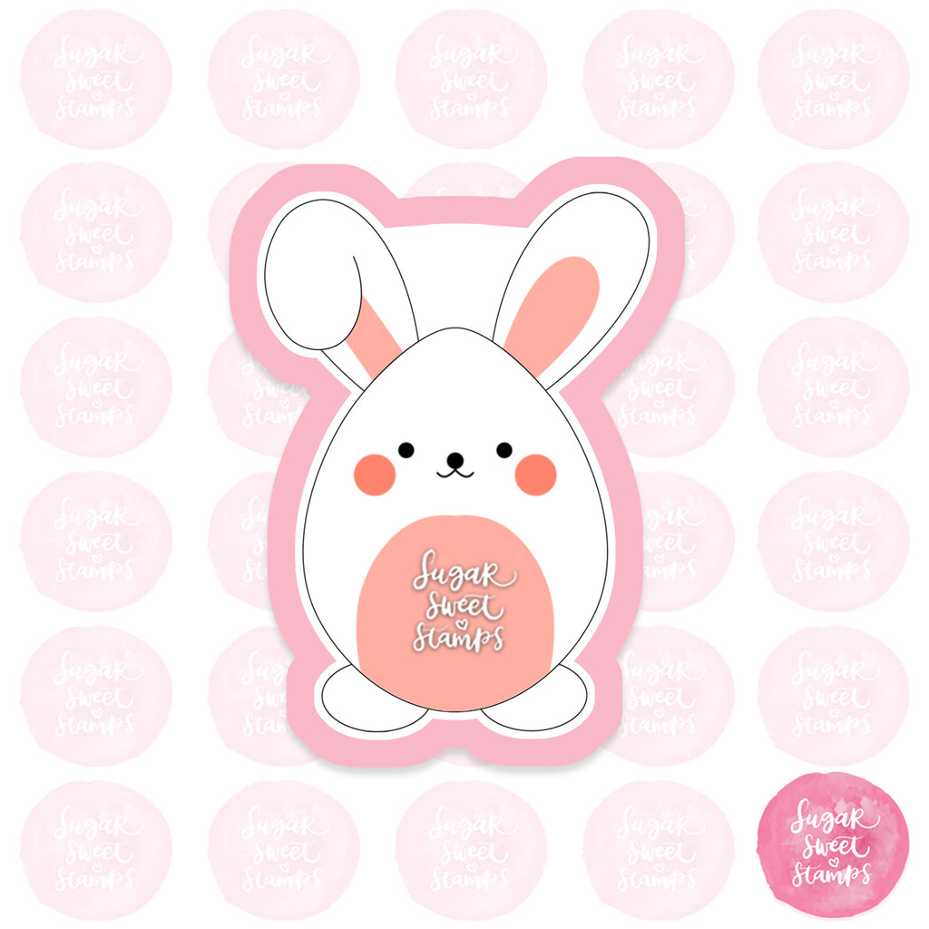 bunny shaped egg easter custom 3d printed cookie cutters