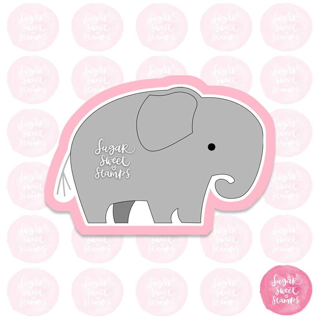 animal zoo elephant wild custom 3d printed cookie cutters