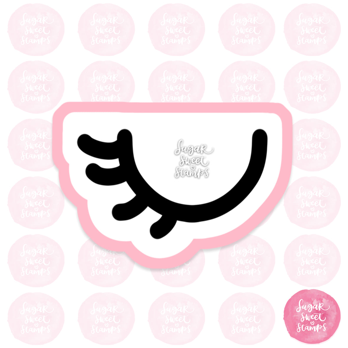 eyelash mascara eyeliner makeup beauty custom 3d printed cookie cutter