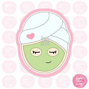 spa face mask towel wrap relax custom 3d printed cookie cutter