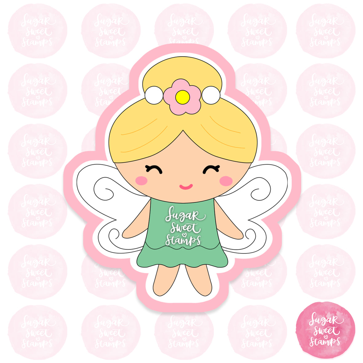 fairy magical fantasy pixie custom 3d printed cookie cutter