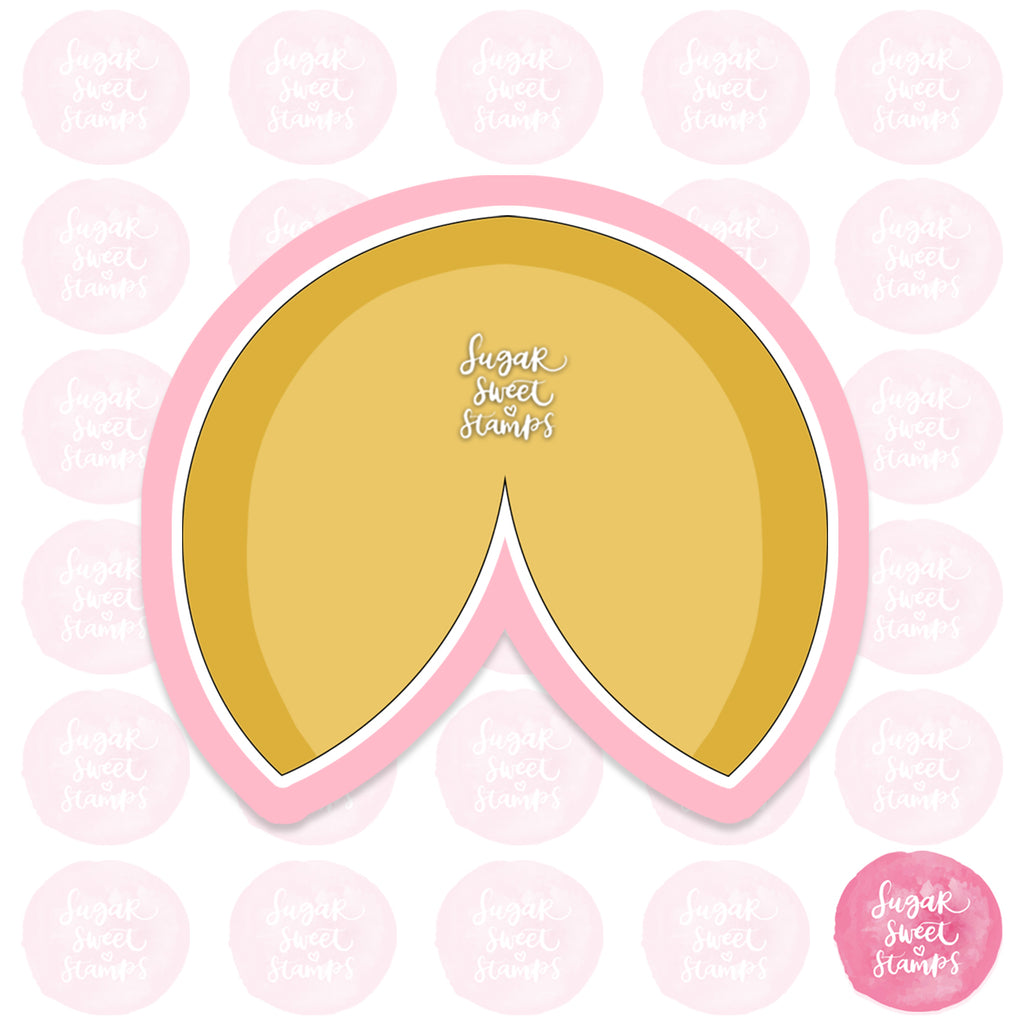 fortune cookie asian luck chinese custom 3d printed cookie cutter