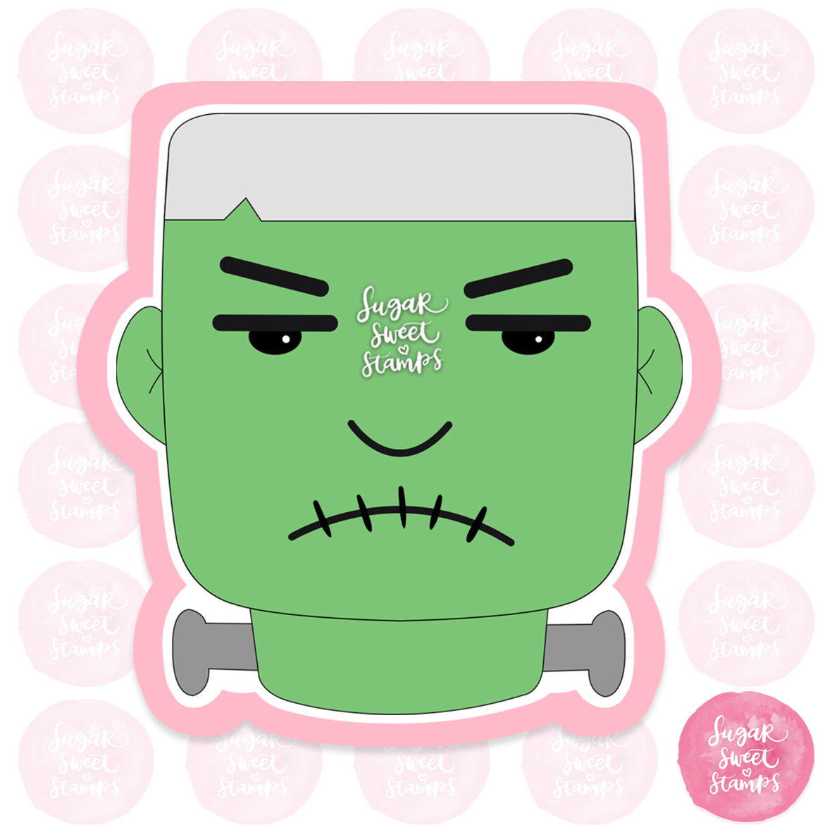 halloween spooky scary zombie frankenstein monster ghoul custom 3d printed cookie cutter
