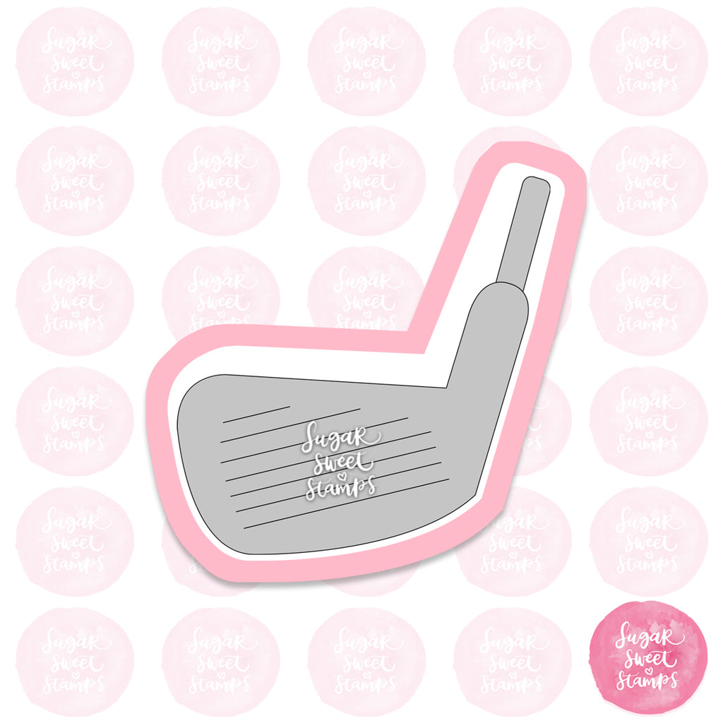 golf club father's day sports custom 3d printed cookie cutter