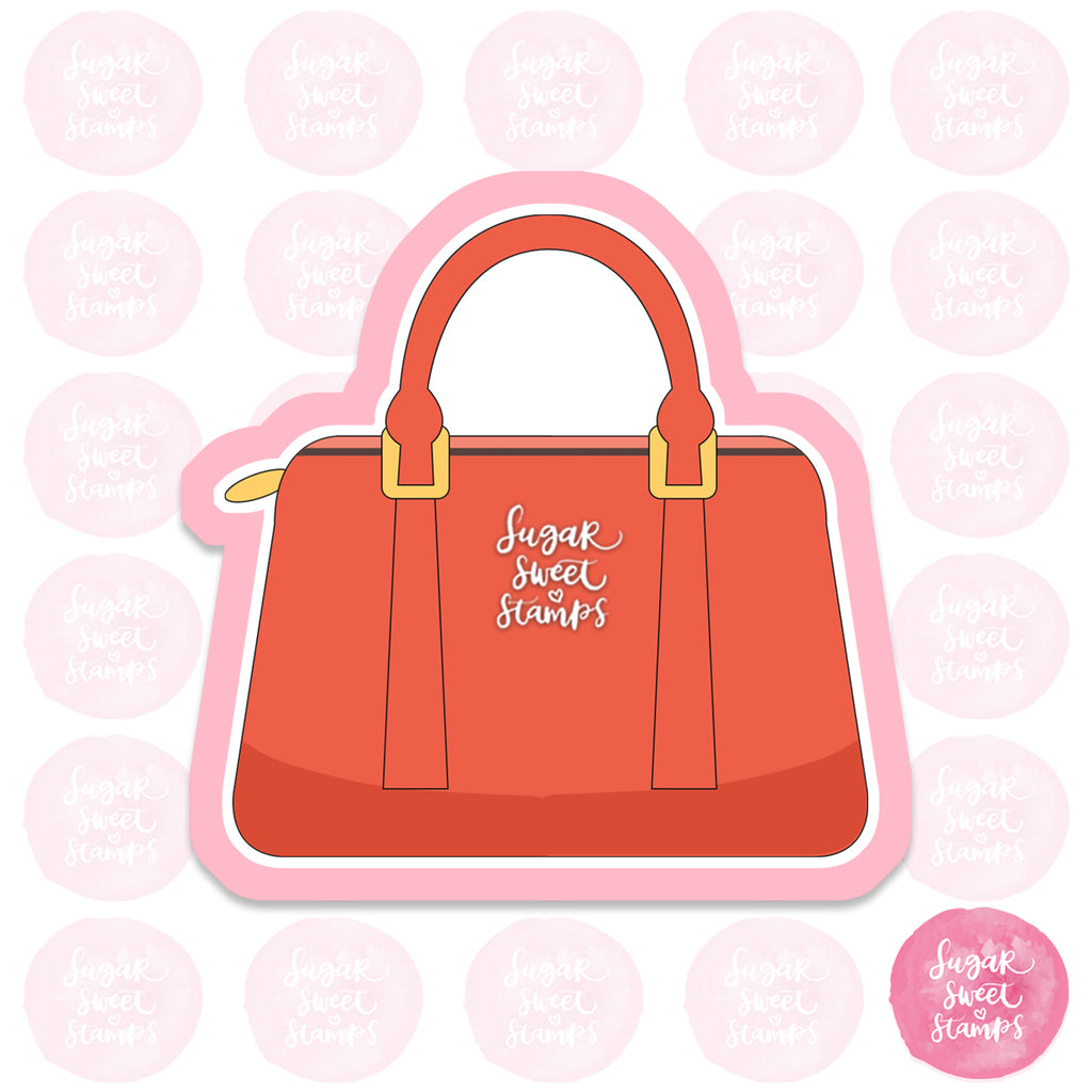 luxury branded good handbag purse woman fashion custom 3d printed cookie cutter