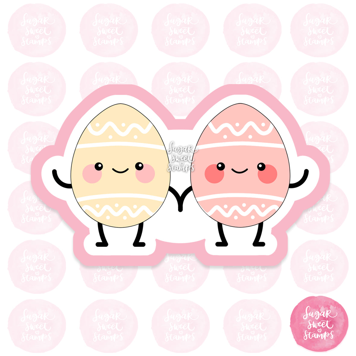 cute easter egg custom 3d printed cookie cutters