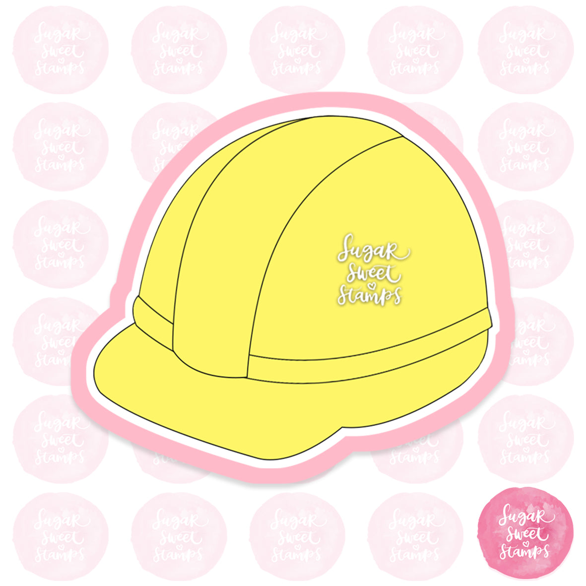 hard hat construction worker fix-up builder building kids custom 3d printed cookie cutter