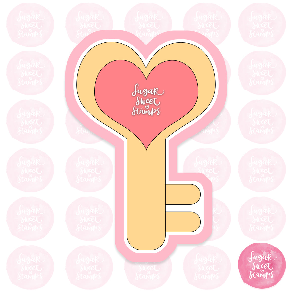 Heart Key Cookie Cutter