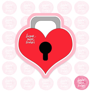 Heart With A Lock Cookie Cutter