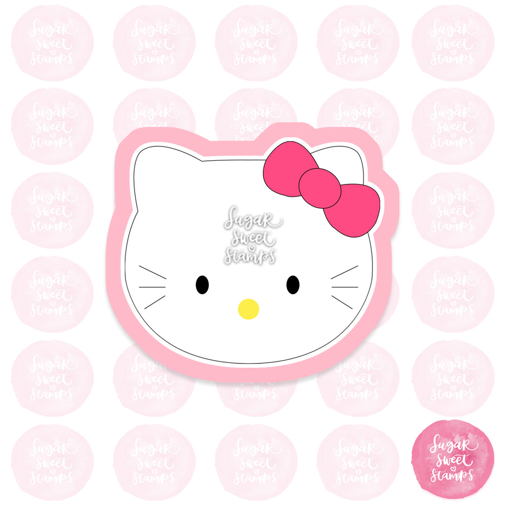 hello kitty cat mascot sanrio cute japan custom 3d printed cookie cuter