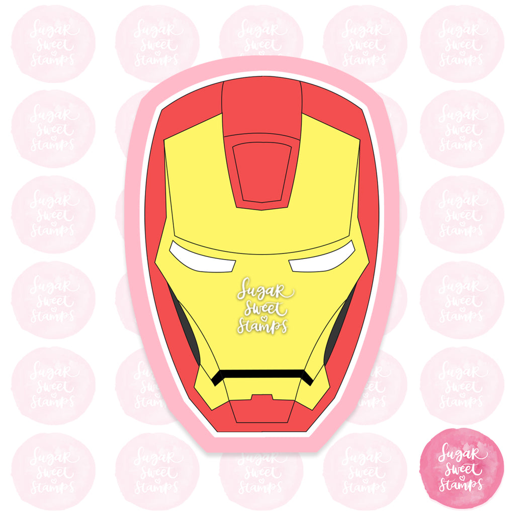 superhero marvel dc comics games iron man tony stark mcu custom 3d printed cookie cutter