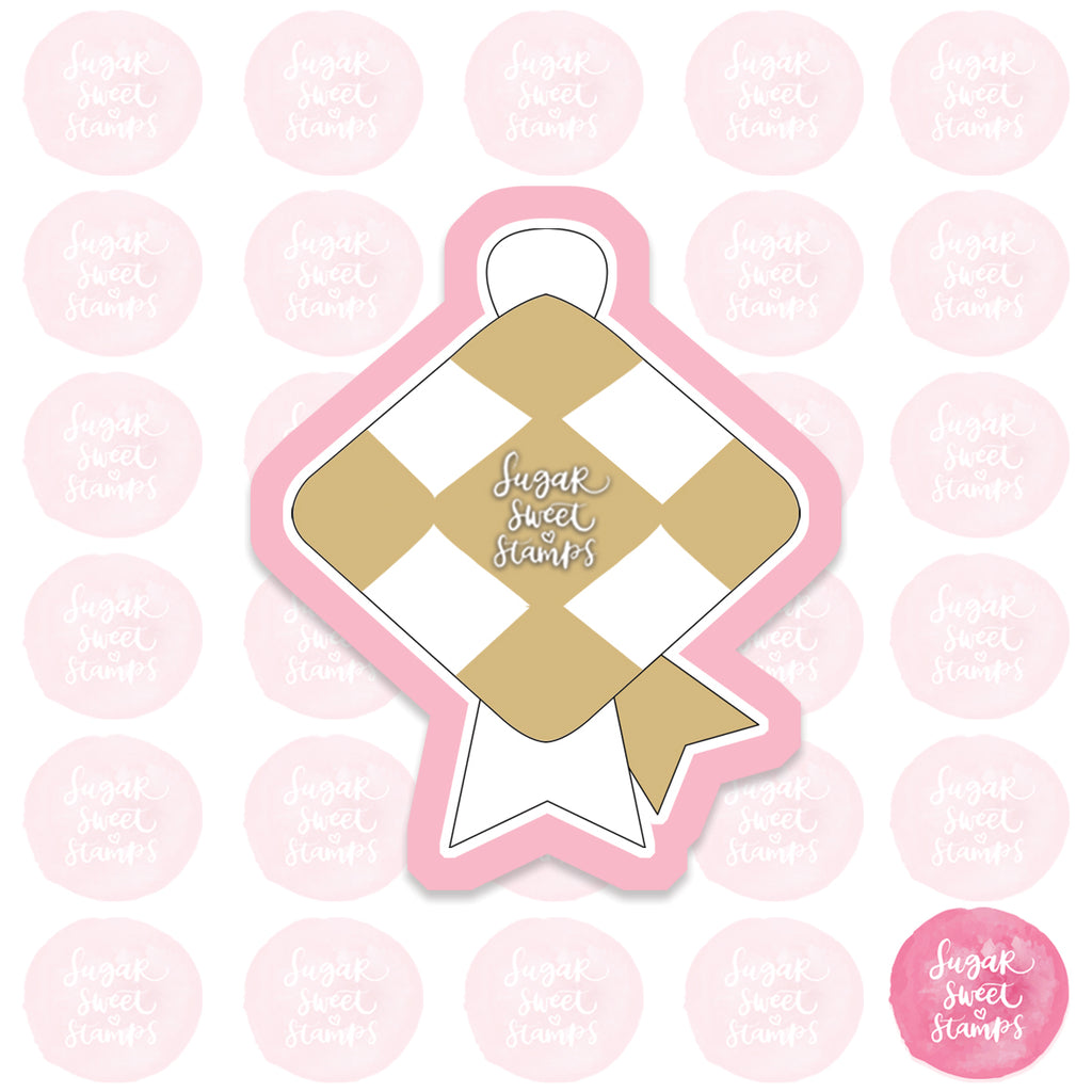 ketupat ramadan muslim islam culture religion religious fasting custom 3d printed cookie cutter