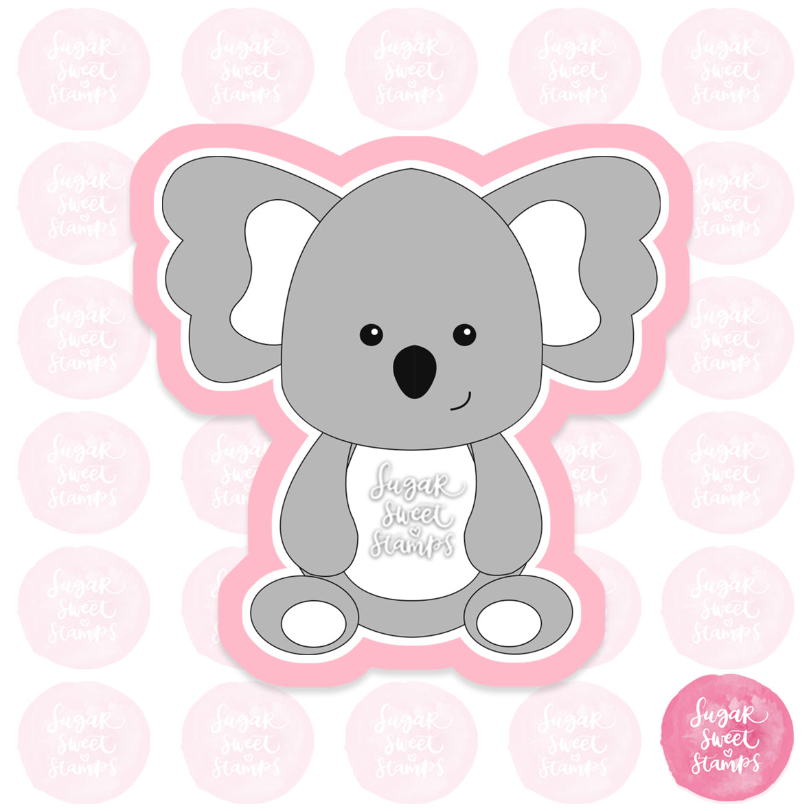 animal koala australia marsupial custom 3d printed cookie cutter