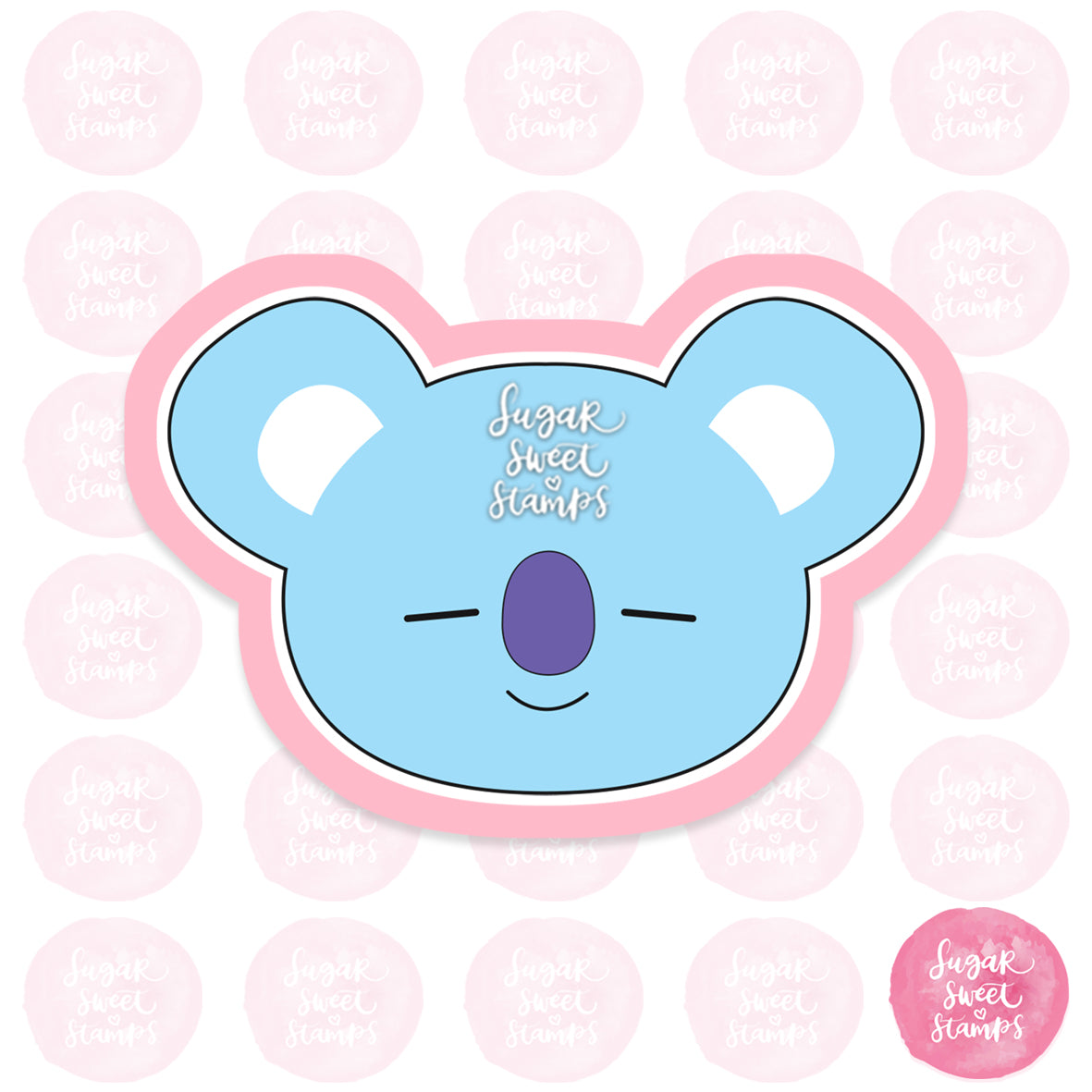 bts bt21 koya koala kpop animal custom 3d printed cookie cutter