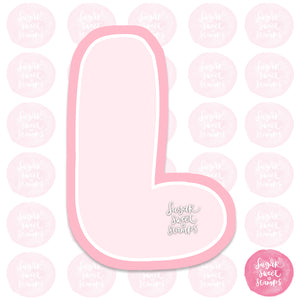 Bubblegum Alphabets Cookie Cutter