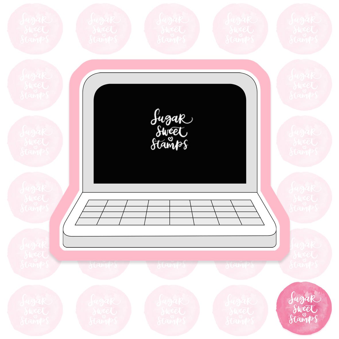 computer pc laptop work office games technology custom 3d printed cookie cutter