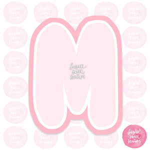 Bubblegum Alphabets Cookie Cutter