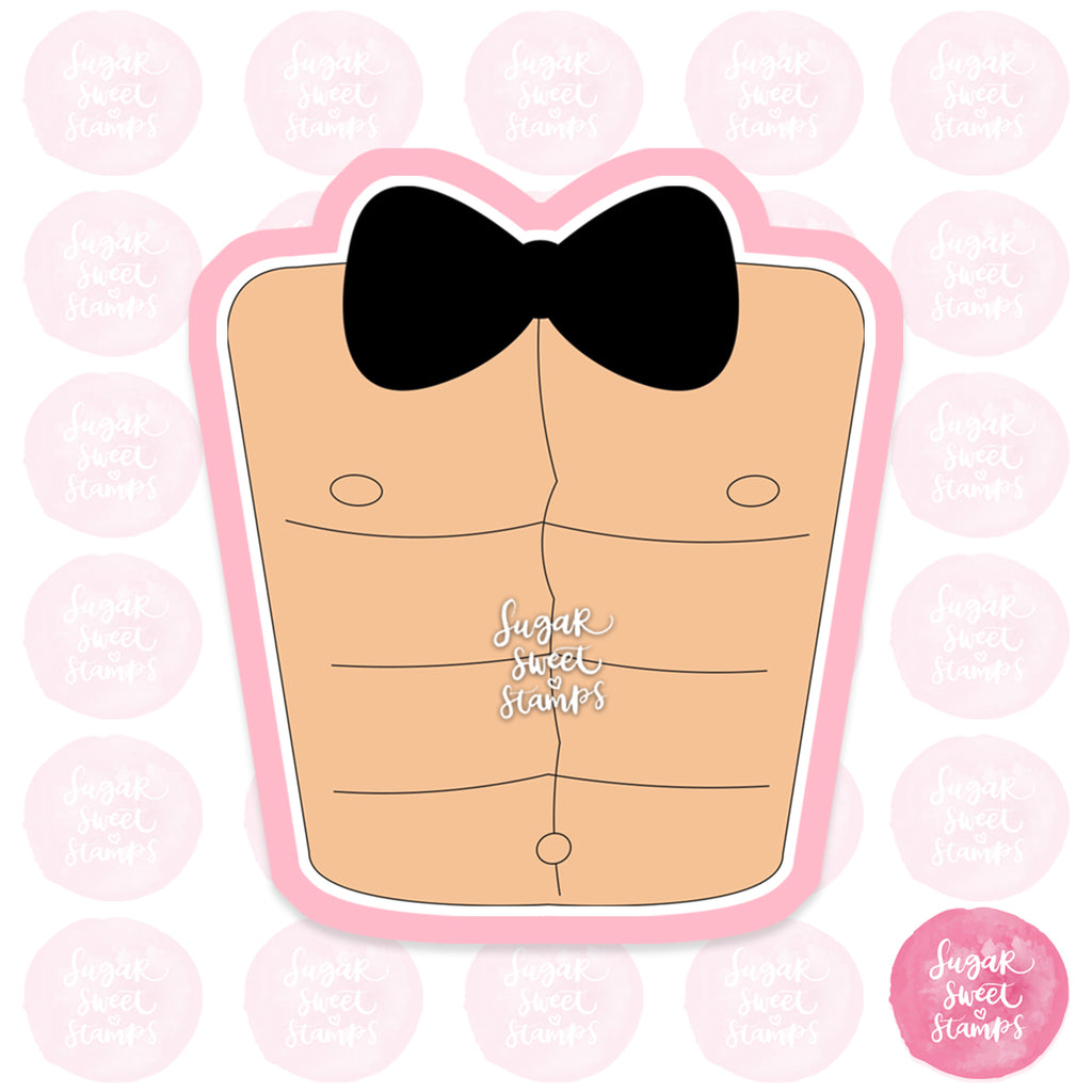 bachelorette hen's party magic mike stripper dancer custom 3d printed cookie cutter
