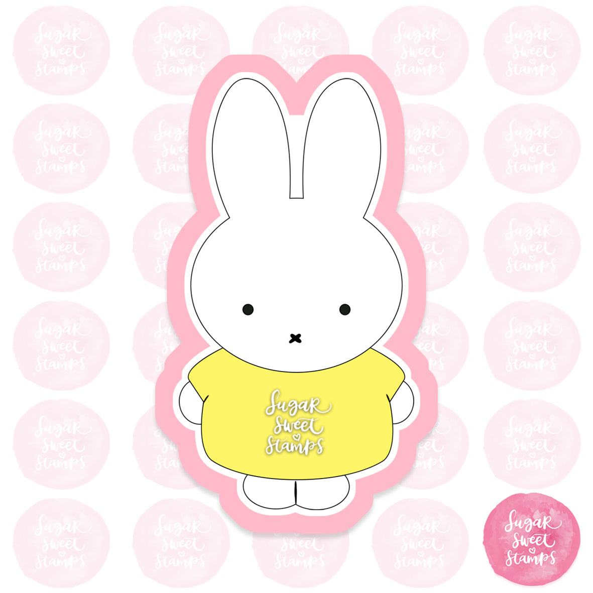 miffy bunny cartoon rabbit animal cute custom 3d printed cookie cutter 