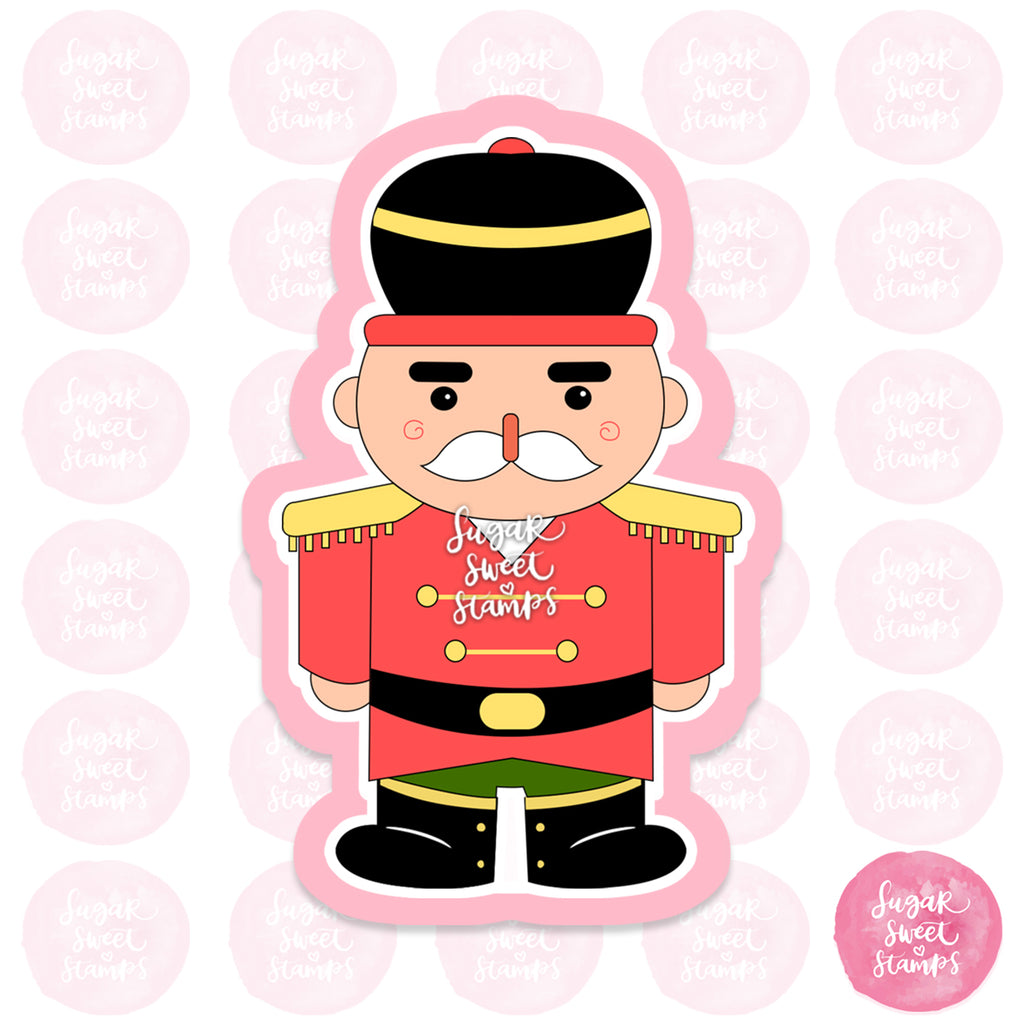 nutcracker toy soldier winter christmas british nuts food kids children toy custom 3d printed cookie cutter