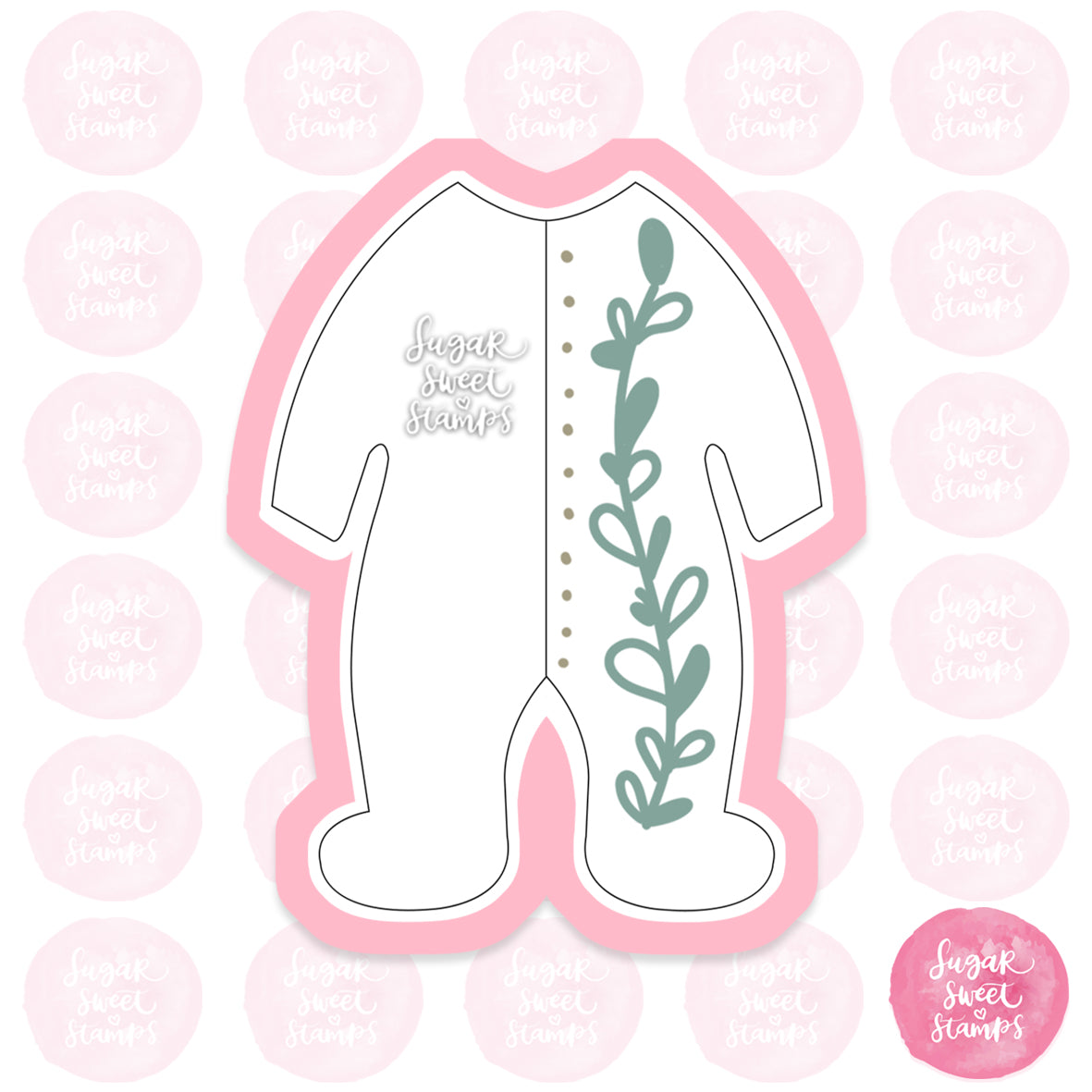 nature baby onesie toddler child baby shower clothes nature custom 3d printed cookie cutter