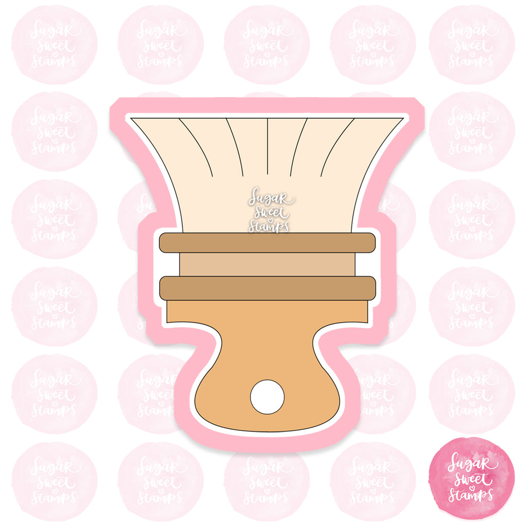art paint brush paint artwork canvas custom 3d printed cookie cutter