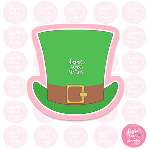 st patrick's day patty's day ivy top green leprechaun hat custom 3d printed cookie cutter