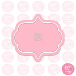 Load image into Gallery viewer, name plaque plate custom customizable design parties custom 3d printed cookie cutter

