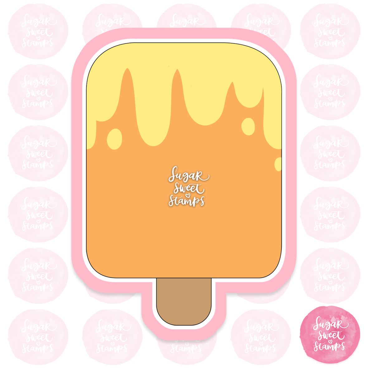 summer spring ice cream popsicle dessert custom 3d printer cookie cutter