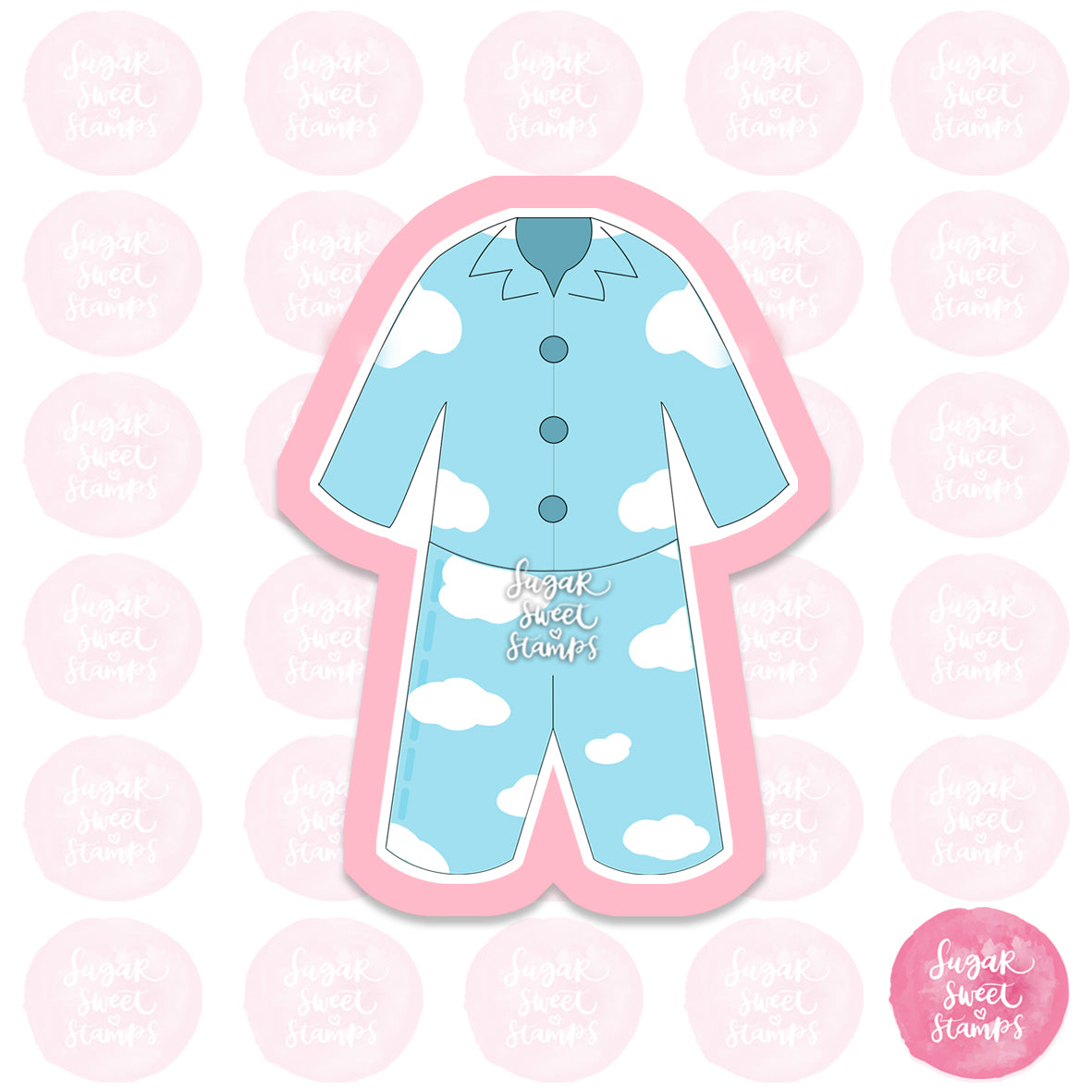 pyjama sleep clothes set custom 3d printed cookie cutter