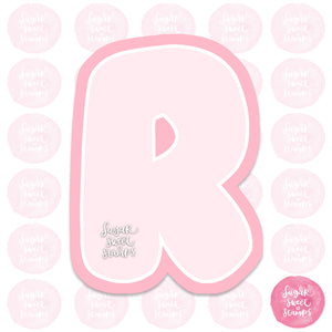 Bubblegum Alphabets Cookie Cutter