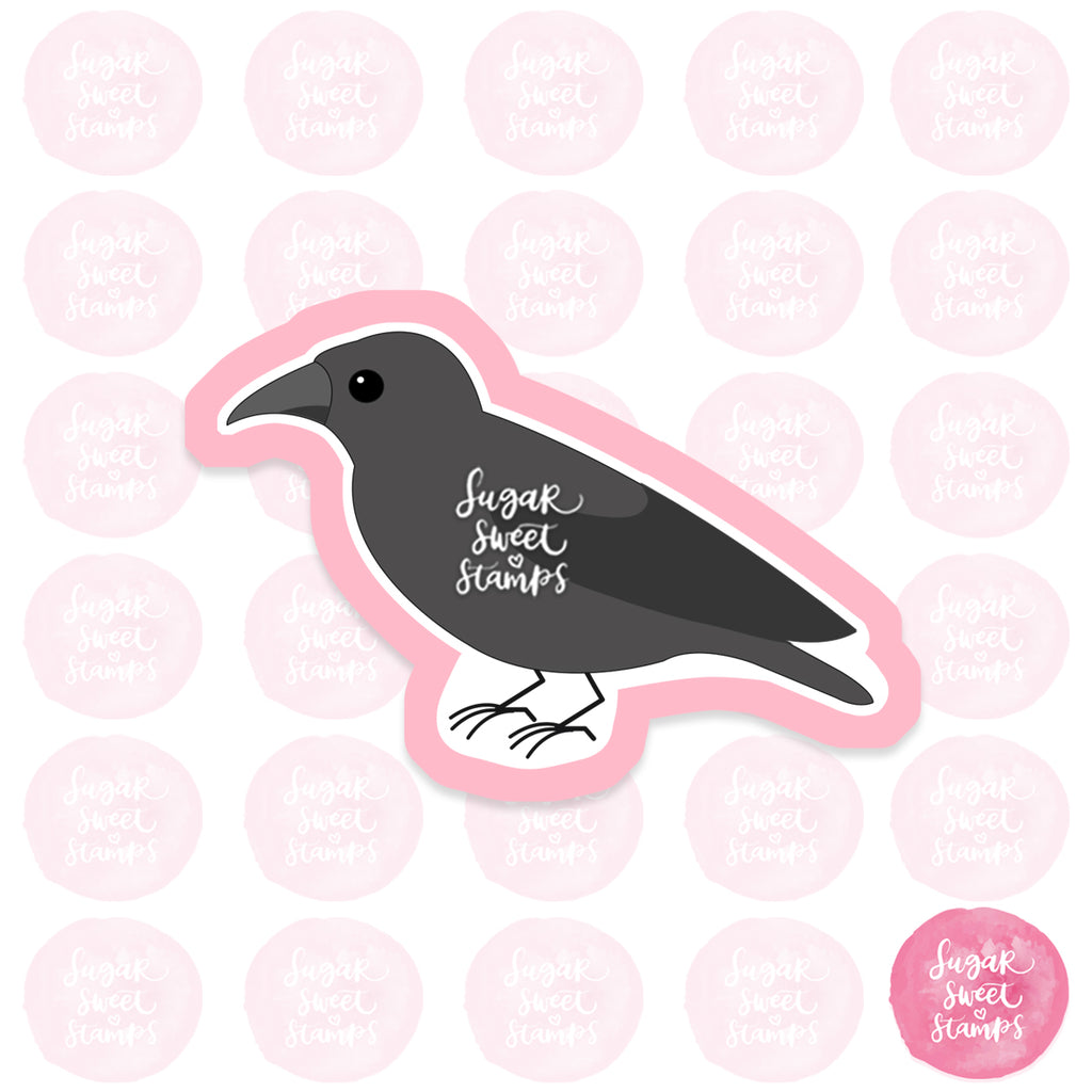 raven crow birds halloween animal custom 3d printed cookie cutter