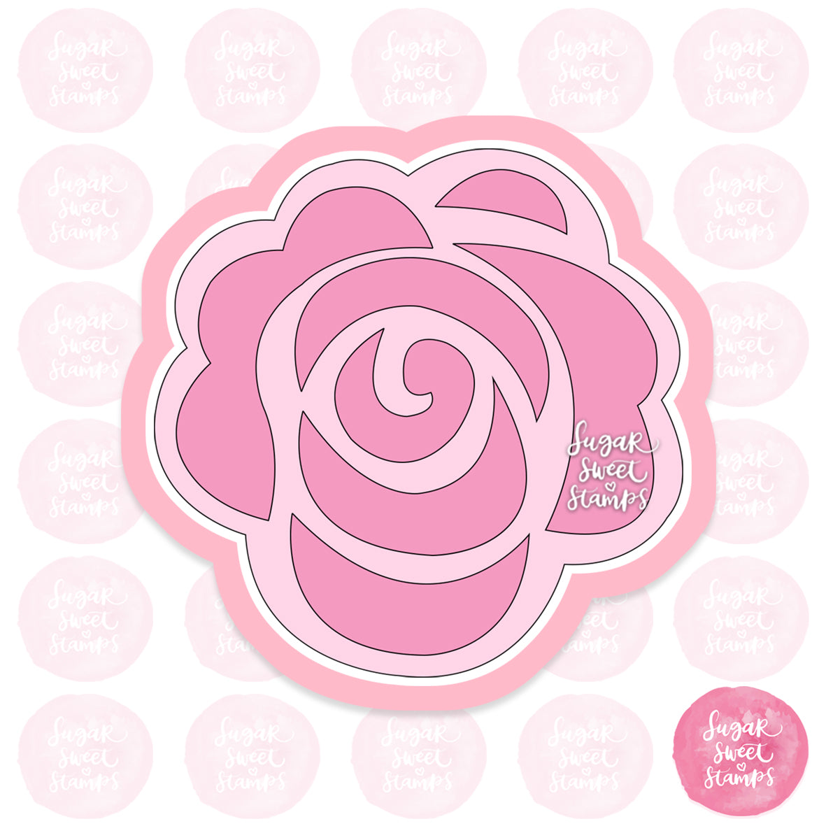 Rose Motif Cookie Cutter