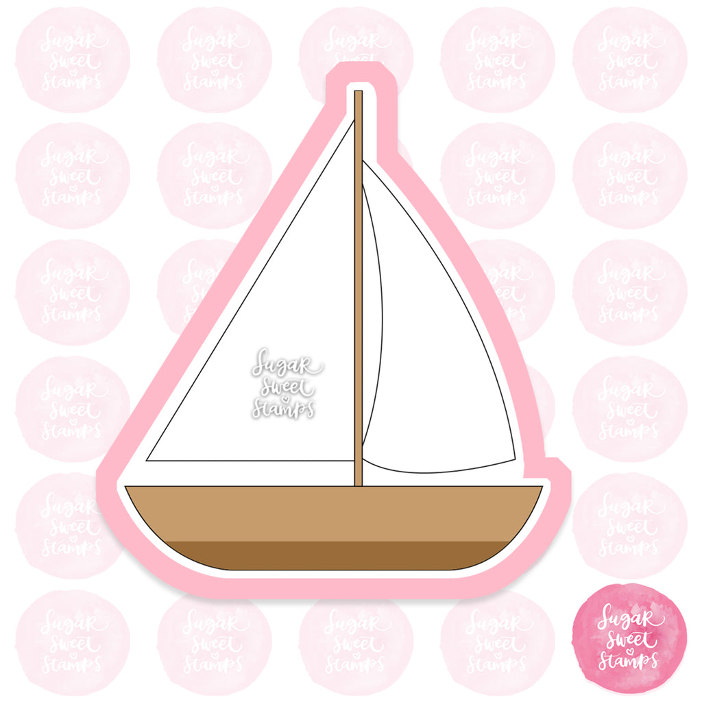 ship sailboat ocean ferry yacht boat sea sailor custom 3d printed cookie cutter