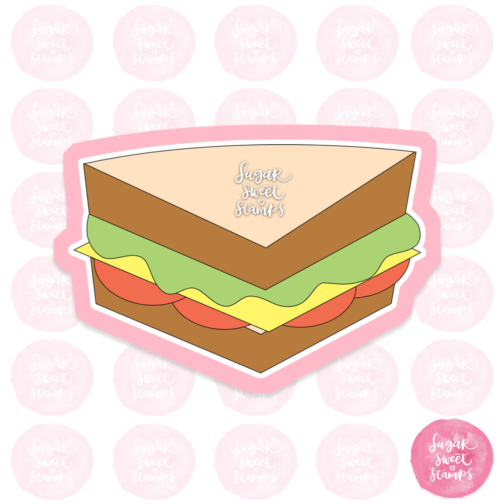 sandwich blt yummy food burger bread custom 3d printed cookie cutter