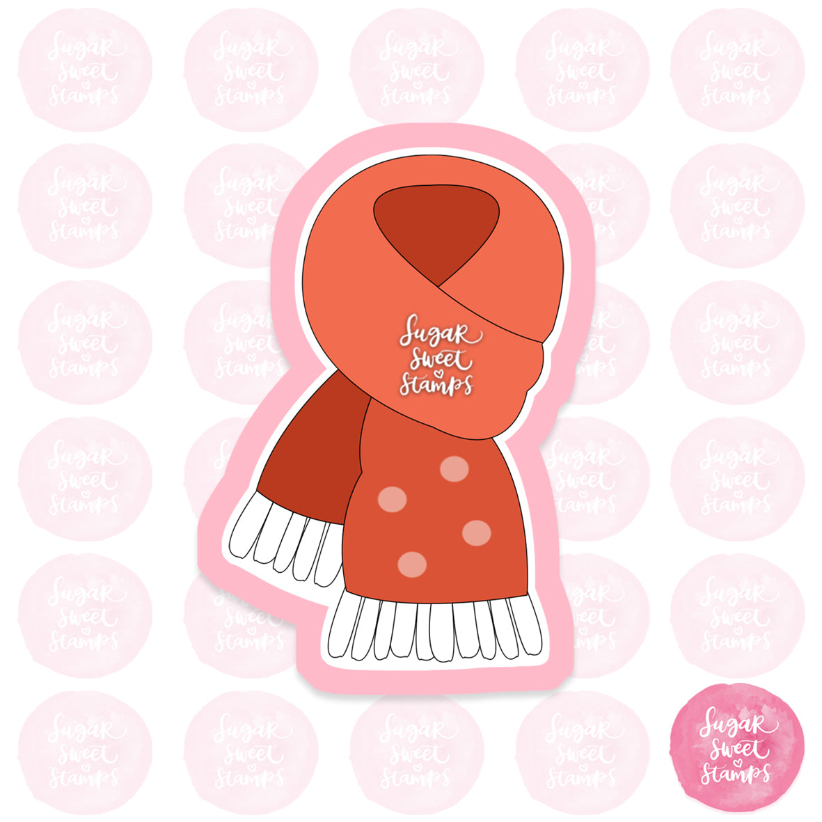 winter autumn scarf cold season winter clothes apparel custom 3d printed cookie cutter