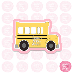school bus education kids custom 3d printed cookie cutter
