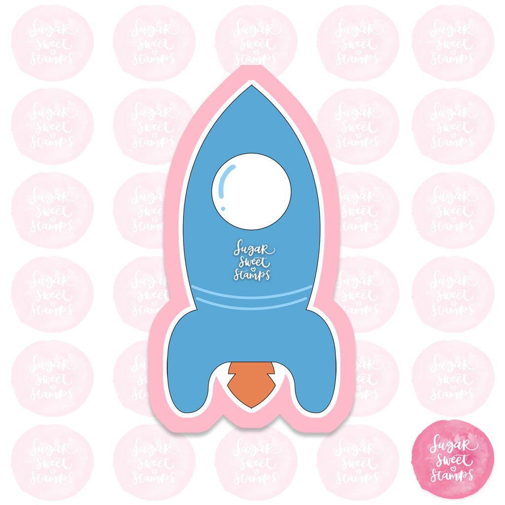 rocket outer space spaceship astronaut moon star alien custom 3d printed cookie cutter
