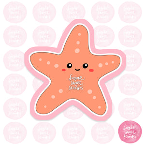 cute starfish beach ocean sea custom printed 3d cookie cutter