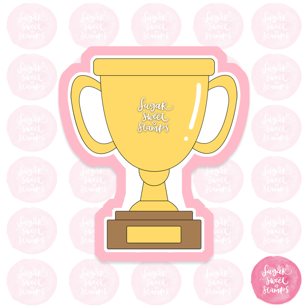 trophy winner victory 1st first place contest competition custom 3d printed cookie cutter