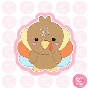 thanksgiving turkey animal autumn fall halloween custom 3d printed cookie cutter